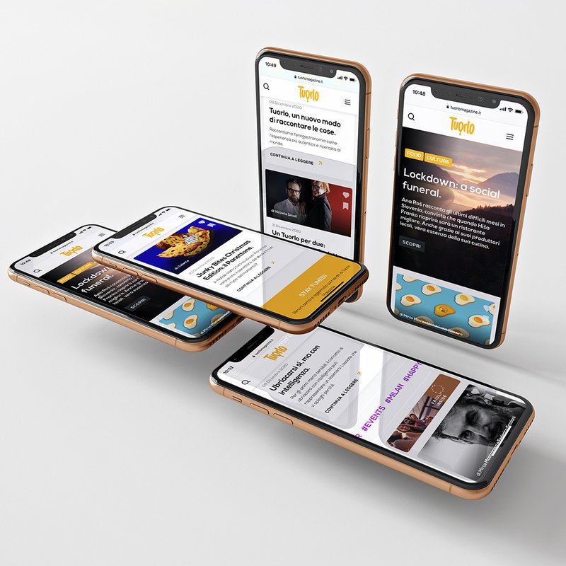 Sviluppo piattaforma enews per Tuorlo Magazine