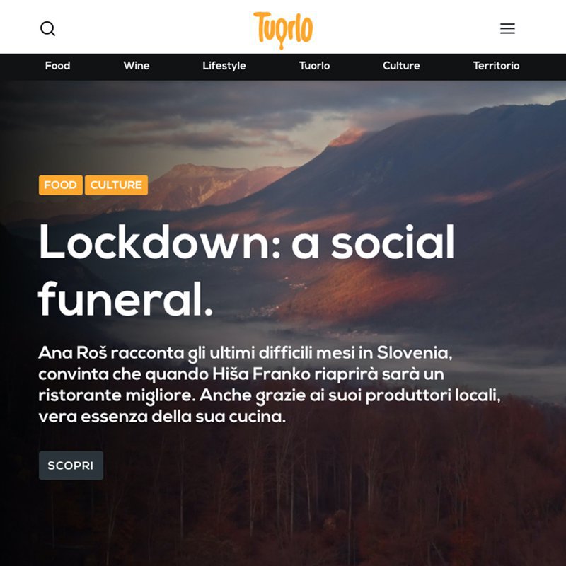 Dettaglio sito web Tuorlo Magazine