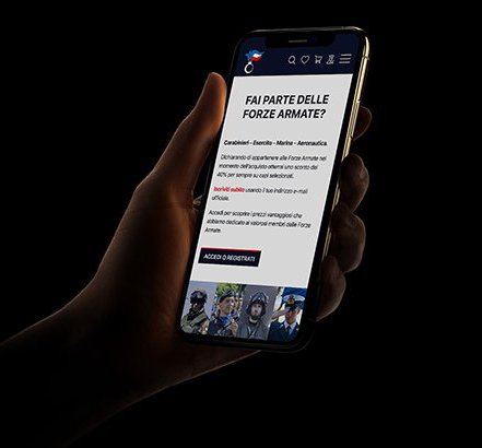 eCommerce responsive per Carabinieristore.it