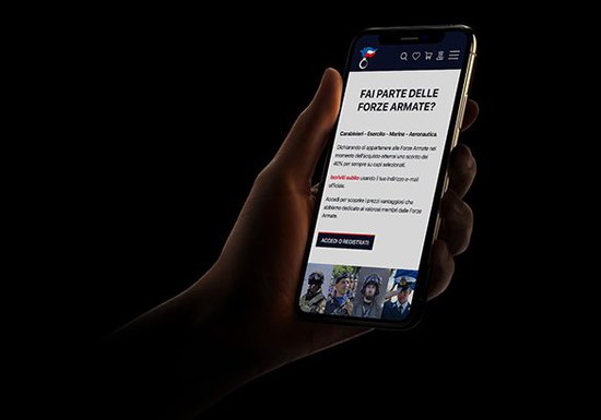 eCommerce responsive per Carabinieristore.it