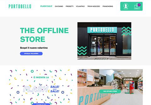 Dettaglio Portobello Club sviluppo eCommerce