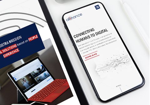 Sito web 100% responsive per Allinance