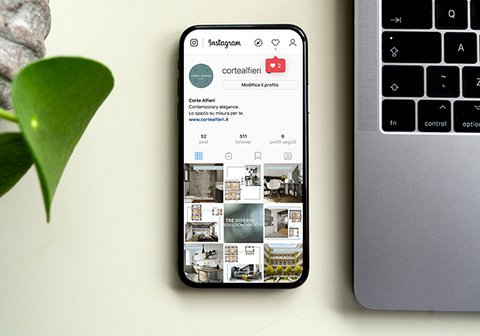 Dettaglio del sito web per Corte Alfieri
