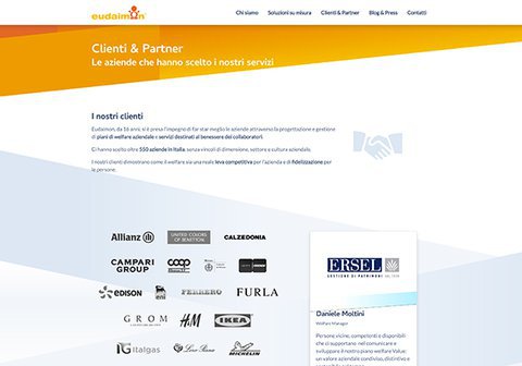 Eudaimon - dettaglio sito web sviluppato da doppiozero