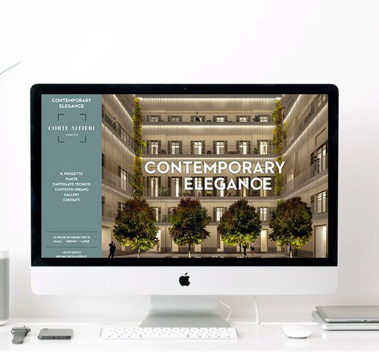 Corte Alfieri - sviluppo sito web e campagne marketing