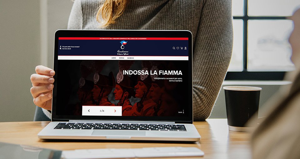 Sviluppo eCommerce per Carabinieri Collezione Ufficiale